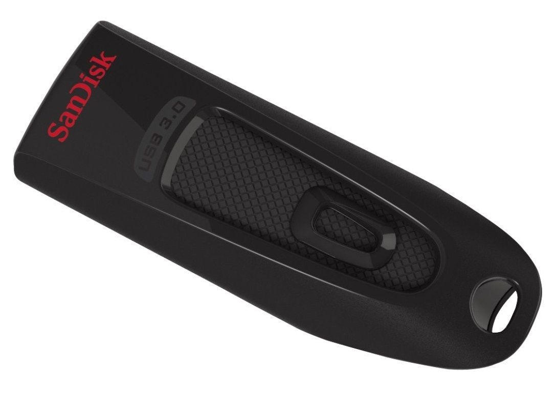 SanDisk Ultra USB Flash Drive - 64GB - USB 3.2 Gen 1 (3.1 Gen 1) - Black