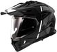 LS2 MX702 Pioneer II Hill Mat Zwart Wit Adventure Helm