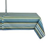 DII Indoor/Outdoor Tafelblad Collectie, Flanellen Backed, Streep, 60x84 w/Rits, Strandprint
