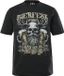JP 1880 Heren T-shirt traditioneel korte mouw ronde hals print Zwart Maat 6XL