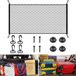 Shenzhen Haorui Industrial Technology Co., Ltd. Filet de coffre de voiture, 140 x 100 cm, filet de coffre élastique, noir