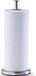 Zeller Keukenrolhouder - rond - zilver - RVS - 13x32 cm