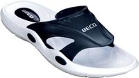 BECO Dames Eva slipper, zwart/wit, maat 36