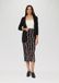 s.Oliver Midirok van mesh met bloemenprint