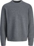 JACK&JONES JORNORREBRO KNIT CREW NECK SN Heren Gebreide truien Dark Grey Melange M