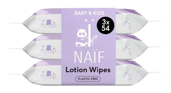 Naif Naif Babydoekjes Lotion 3 x 54 stuks