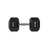 HMS Dumbbell HEX PRO - 27.5 KG - Black