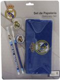 Cyp Brands Real Madrid - Set d'écriture - Trousse - Set de 5 pièces