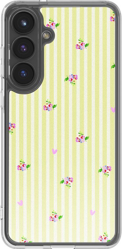 imoshion Hoesje - Geschikt voor Samsung Galaxy S25 FE - Design hoesje - Garden Stripes