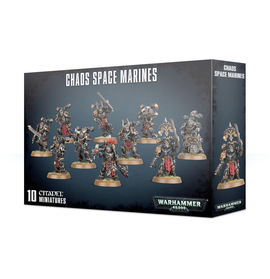 Games Workshop Chaos Space Marines - Actiefiguren & verzamelitems - Grijs - Kunststof - 12 jaar
