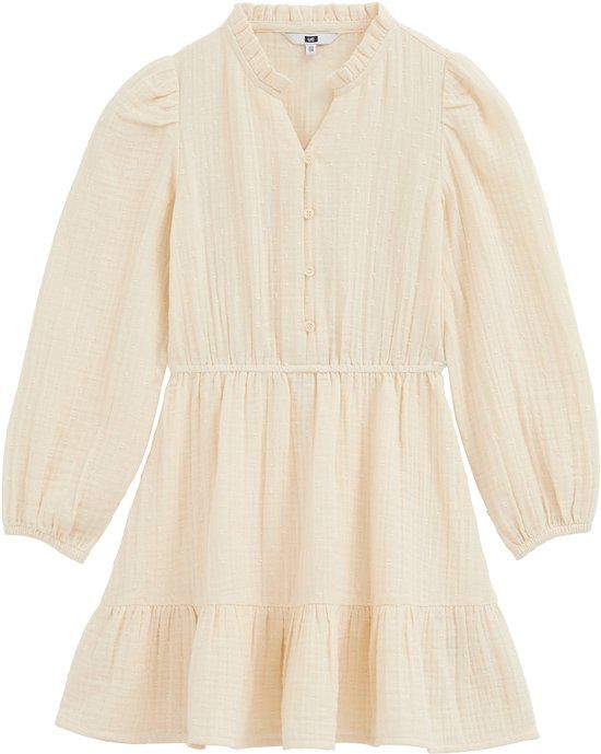 WE Fashion Meisjes jurk met structuur