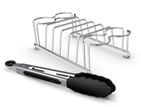 Philips Airfryer Accessoire Kit - Zwart/Chroom - Geschikt voor 6.2L, 8.3L & 9L Airfryers