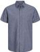 JACK & JONES JJESUMMER LINEN BLEND SHIRT SS SN Homme Chemises XS Faded Denim