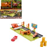 Disney Cars Auto's Frank Escape & Stunt Race Speelgoedbaan Mattel