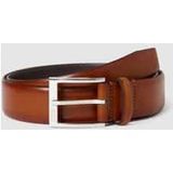 BOSS Leren Riem Elloy Sz35 Leather Belt W100 Brown Bruine