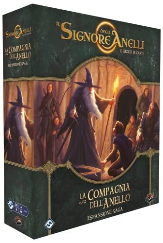Asmodee - De Lord of the Ring, kaartspel: The Society of Rings - Uitbreiding Saga - Italiaanse editie