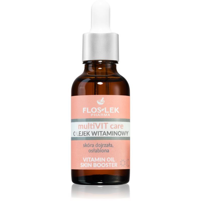 FlosLek Pharma Floslek Multivit Care Vitamin Oil For Mature And Weakened Skin 30 Ml