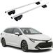 Omac Dakdragers pour Toyota Corolla Sport, années de modèle 2019-2023, argenté, avec ABE