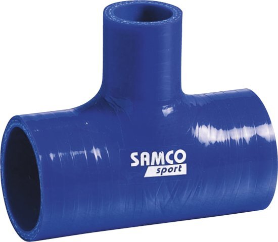 Samco Sport Samco Siliconen slang T-Piece 25mm - Lengte:102mm - Ã˜60mm - Blauw