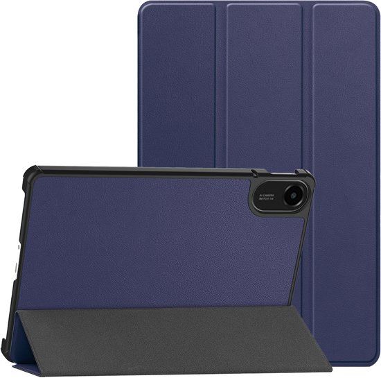 imoshion Tablet Hoes - Geschikt voor Xiaomi Redmi Pad 2 - Trifold Bookcase - Donkerblauw