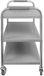 Mega-M CHARIOT DE SERVICE STANDARD – 85x45x90 cm – INOX – 3 Étagères – Haute Qualité