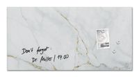 Sigel GL361 Artverum magnetisch glasbord 910 x 460 mm Goud, Marmerkleur
