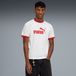 PUMA T7 Ringer T-shirt voor Heren, Wit, Maat M
