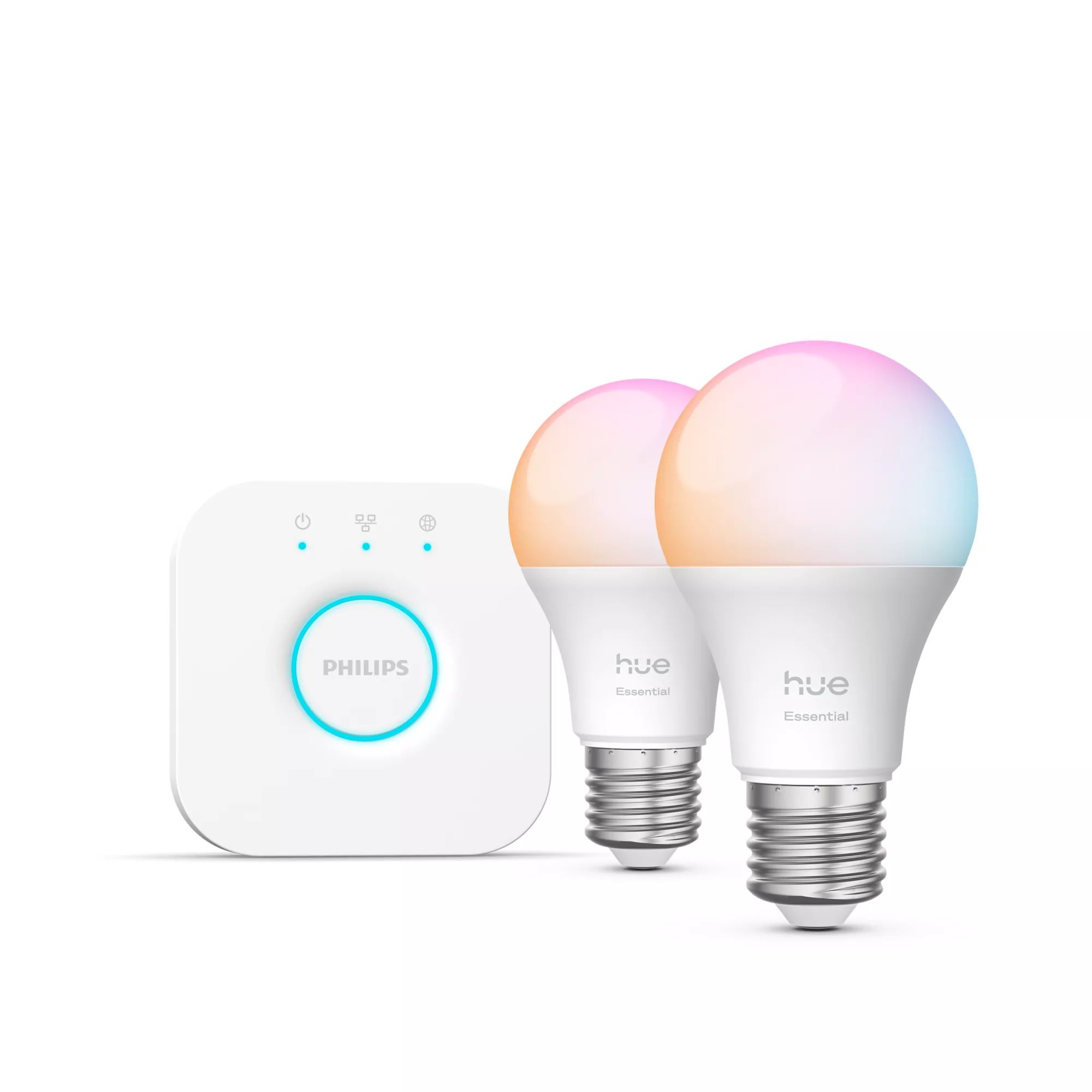 Philips Hue Essential Starterkit - Slimme verlichtingsset - Bluetooth - E27 - Wit