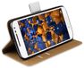 mumbi Bookstyle hoes compatibel met Motorola Moto G4 / G4 Plus, wit