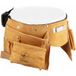 WILMART Ceinture Porte-outil En Cuir, 10 Poches