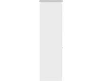 vidaXL Doucherolgordijn met cassette 60x240 cm Polyethyleen Wit