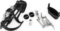 Lezyne Tubeless Flow Bottle Cage with CO2 Holder - Black