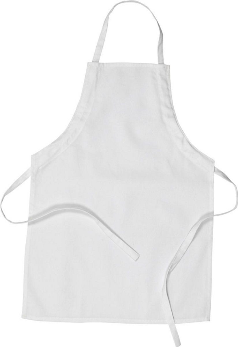 Creativ Company Katoenen Kinderschort 43x61 cm Wit