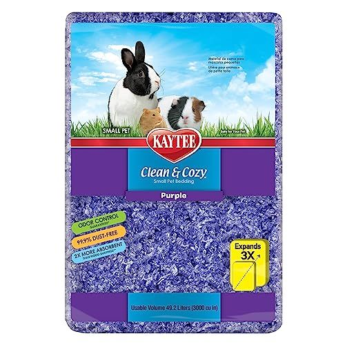 Kaytee Clean & Cozy Super Absorbent Paper Bedding - Purple - 49.2 Liters