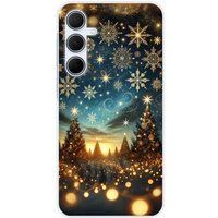 Samsung Galaxy A35 5G magie de noel bedrukt siliconen hoesje