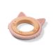 Babyono Chaton en bois et anneau de dentition en silicone