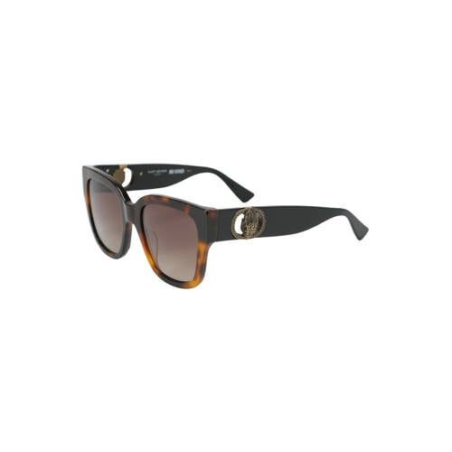 Kurt Geiger Chelsea Square zonnebril met tortoise print bruin