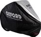 Oxford Aquatex Waterdichte Fietshoes voor 2 Fietsen - Zwart/Zilvergrijs - 200 x 80 x 110 cm