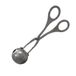 Fackelmann 40921 kleine tang in de vorm van gehaktballen, meloenballen, vis, rijst, tofu ECC, diameter 3,5 cm, staal, Sybaris, (kleur: zilver), hoeveelheid: 1 stuk roestvrij