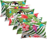 vidaXL Kussensloop 6 stuks HEERLEN Meerkleurig 50 x 75 cm Polyester