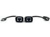 Monoprice 106042 USB-Extender Via Cat5e of Cat6-Aansluiting Tot 45M (150ft) Voor Compatibele Apparaten, Inclusief Gameconsoles, Camera's, Printers, Toetsenborden, Muizen