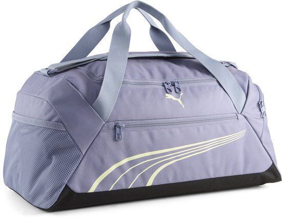 PUMA FUNDAMENTAL Kleine Sporttas Unisex Duffel Bag - Gray Sky-Apple Spritz