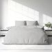 Housse de couette 100% coton 240 x 220 cm avec taies d'oreiller