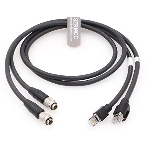 SZRMCC Hirose 8 pin Male naar RJ45 Cat6 Kabel voor Sony RCP Serie Afstandsbedieningspanelen Camera/CCU Fucntion (3m) - 2 Stuks