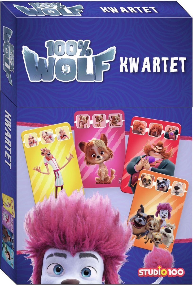 Studio 100 100% Wolf - Kaartspel - Kwartet