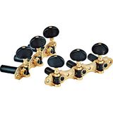 Ortega Guitars Classic Tuning Mechanica Set - goud/zwart Deluxe (OTMDLX-GOBK)