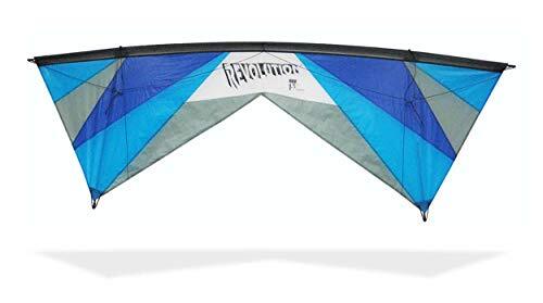 Revolution Kites Reflex stuurdraak Experience EXP, blauw/grijs/donkerblauw.