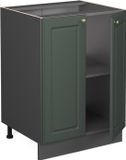 Vicco Fame-Line Keukenonderkast – 60 cm, WB Antraciet Groen-Goud Landhuis