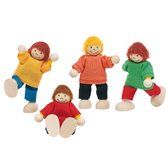 Goki Houten buigpopjes set kinderen 6cm