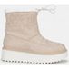 Moschino Power Velour Bottes de neige Plateforme Gris Taille : 35